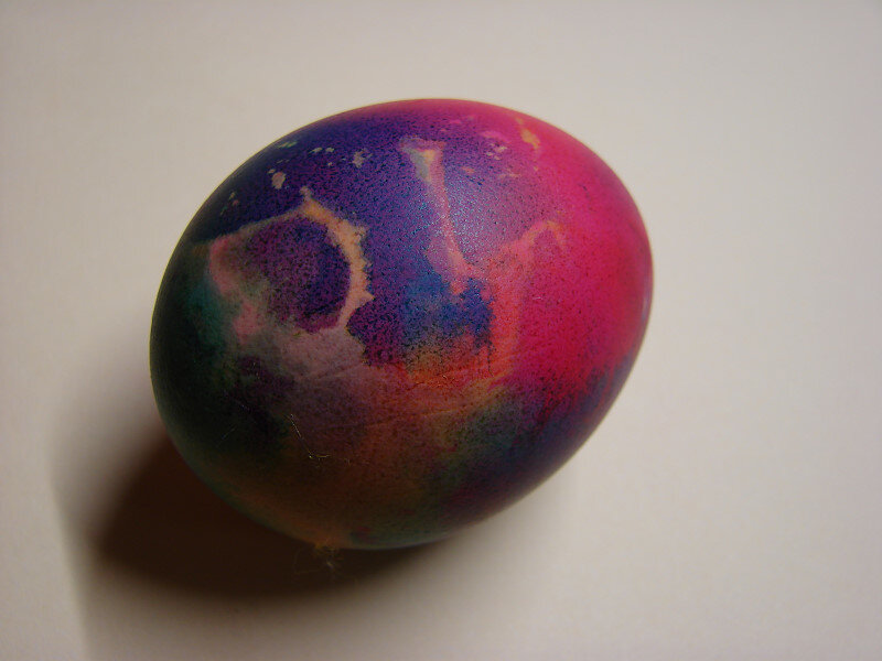 Colorful Painted Egg