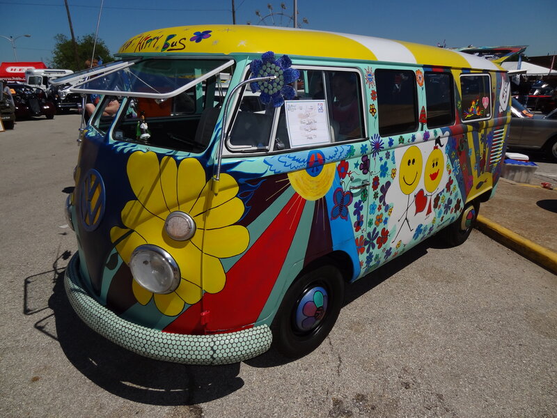Colorful Painted Van — Yellow