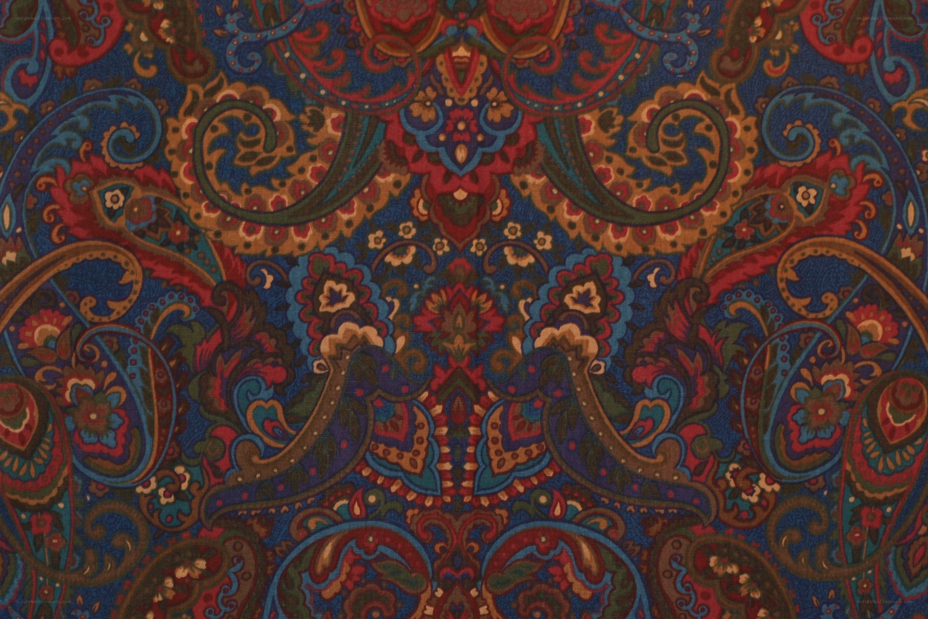 colorful paisley pattern