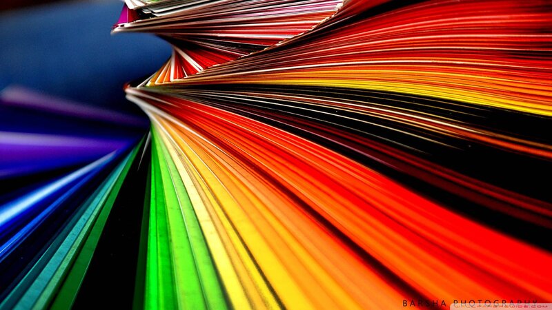 Colorful Paper Stack