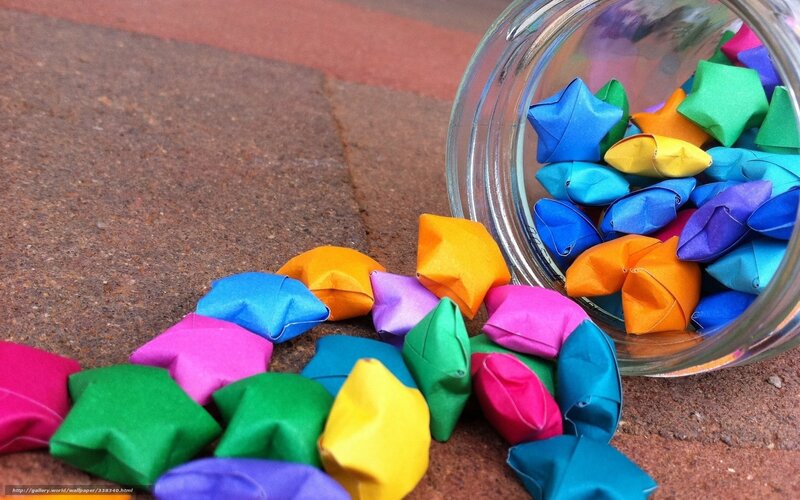 Colorful Paper Stars