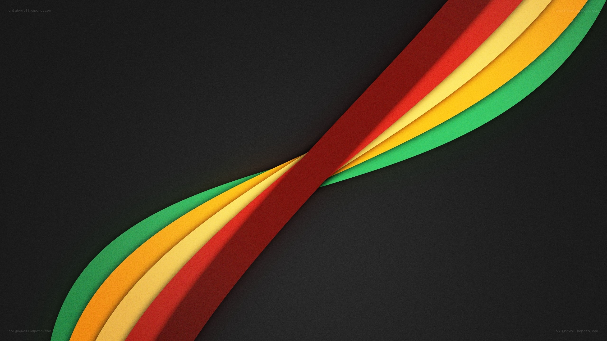 Colorful paper strips design