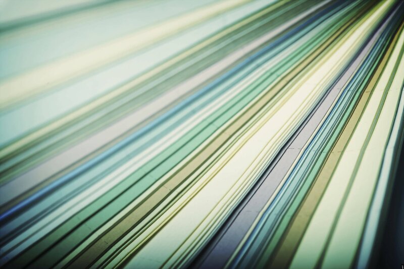 Colorful paper strips