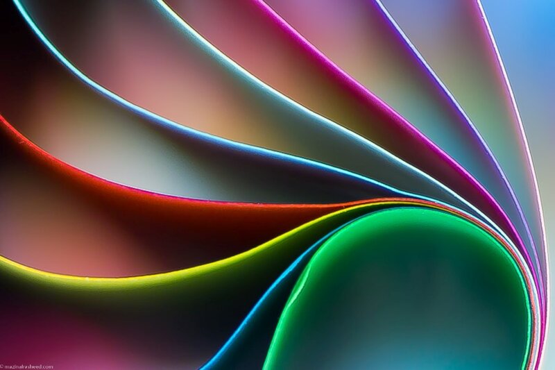 Colorful Paper Swirl