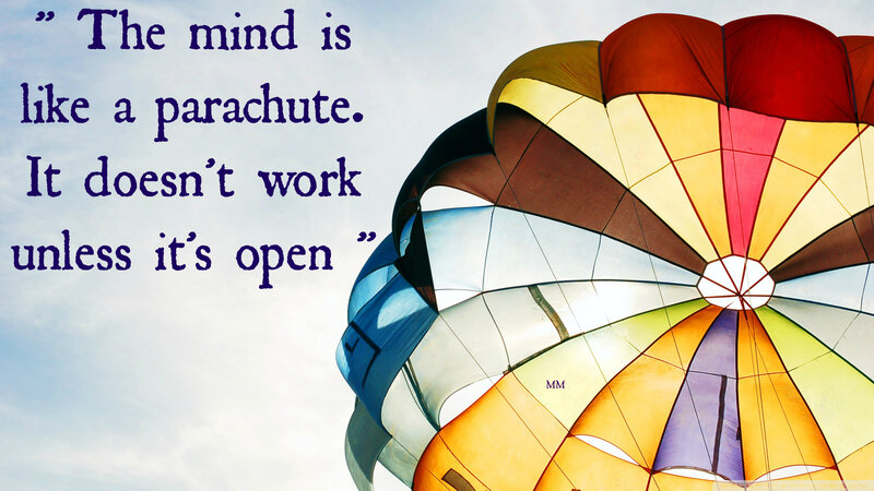 Colorful Parachute — Blue