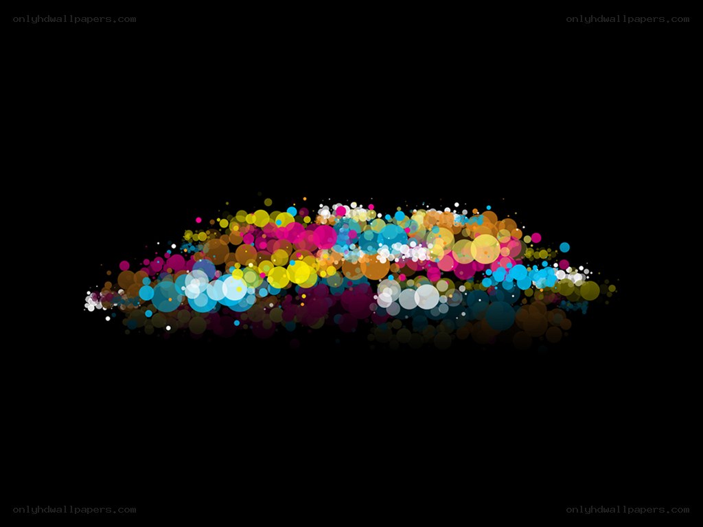 colorful particle burst