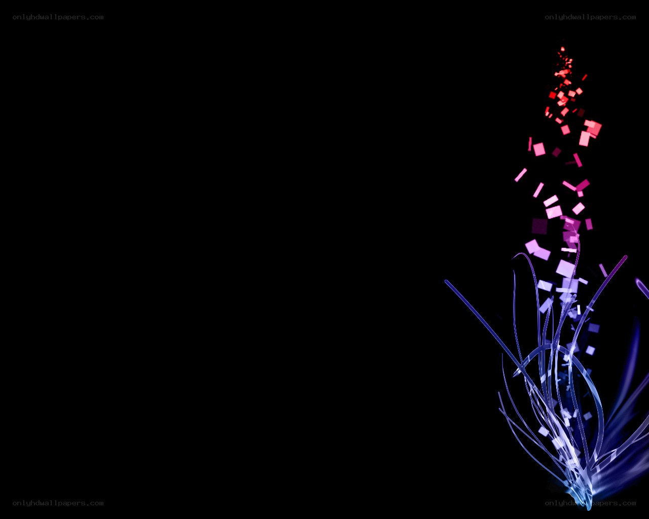 colorful particle burst