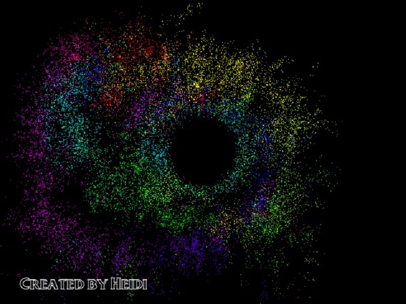 Colorful Particle Ring