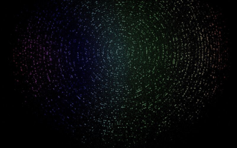colorful particle swirl