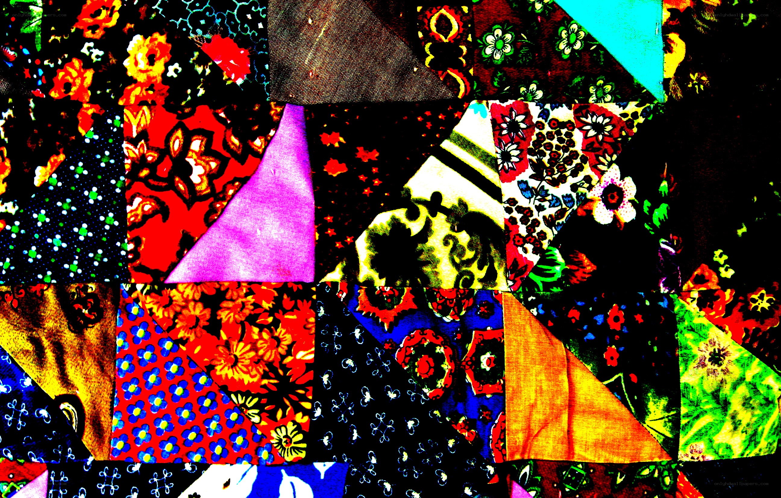 colorful patchwork quilt