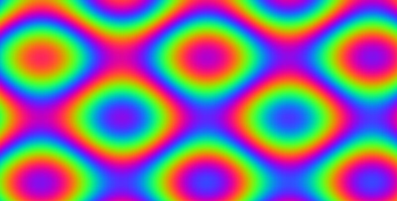 Colorful Pattern — Blue
