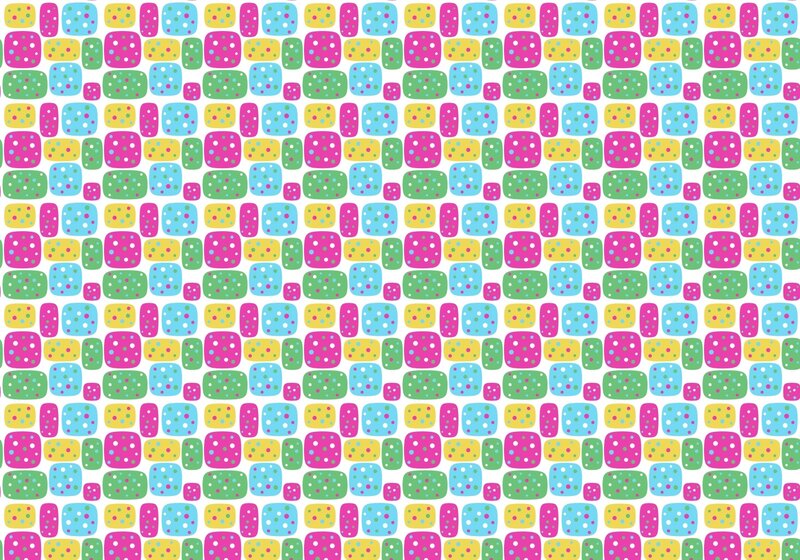 Colorful Pattern of Dots