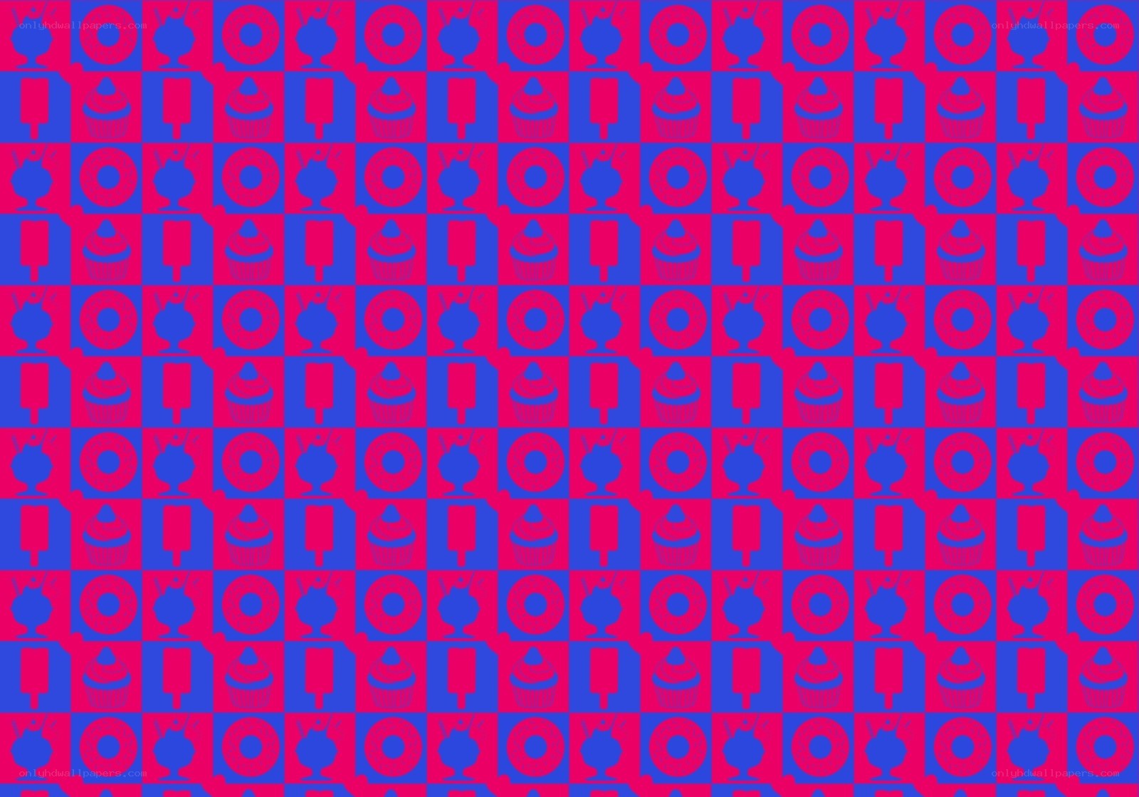 colorful pattern with sweets
