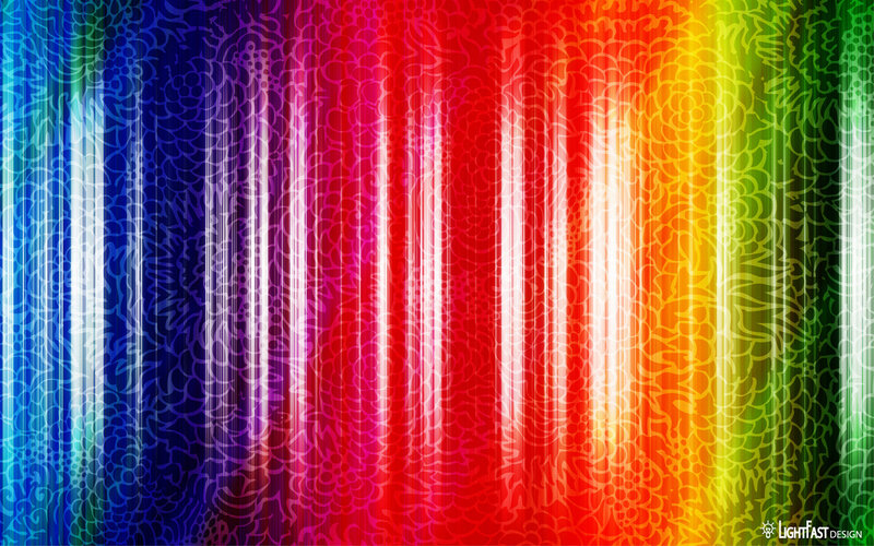 Colorful Patterned Background — Red