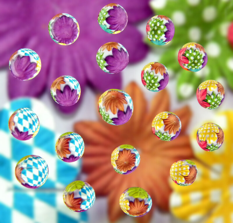 Colorful Patterned Beads