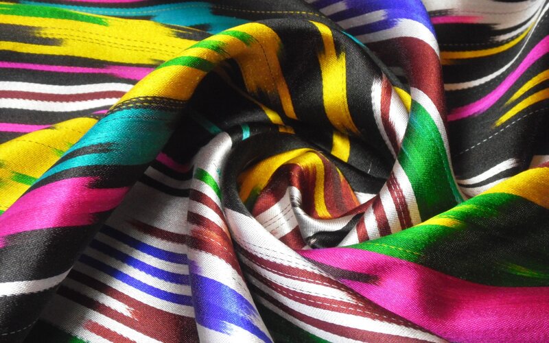 colorful patterned fabric