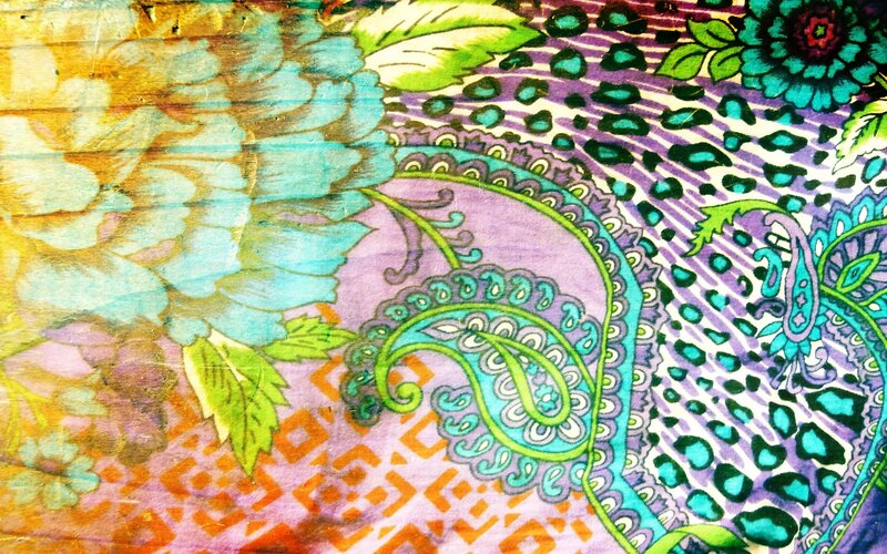 colorful patterned fabric