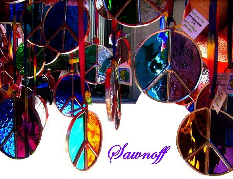 Colorful Peace Signs