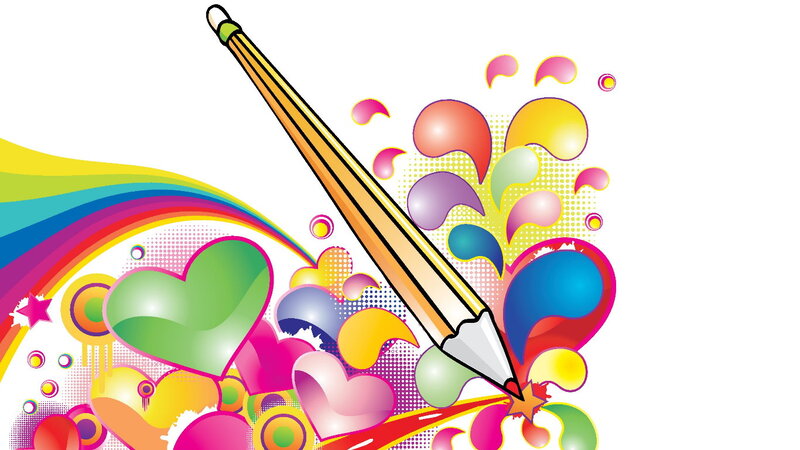 Colorful Pencil Drawing