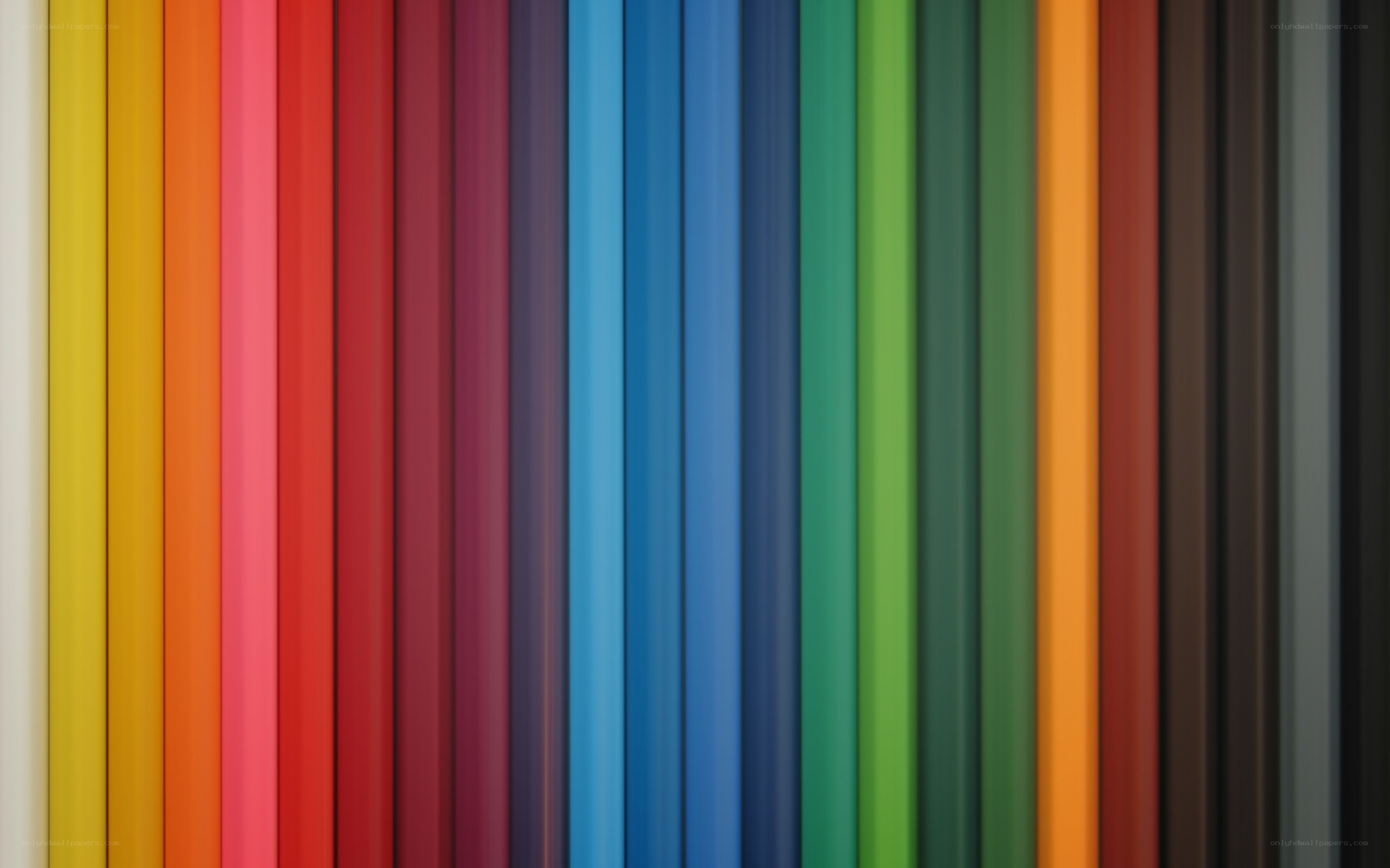 Colorful pencil stripes