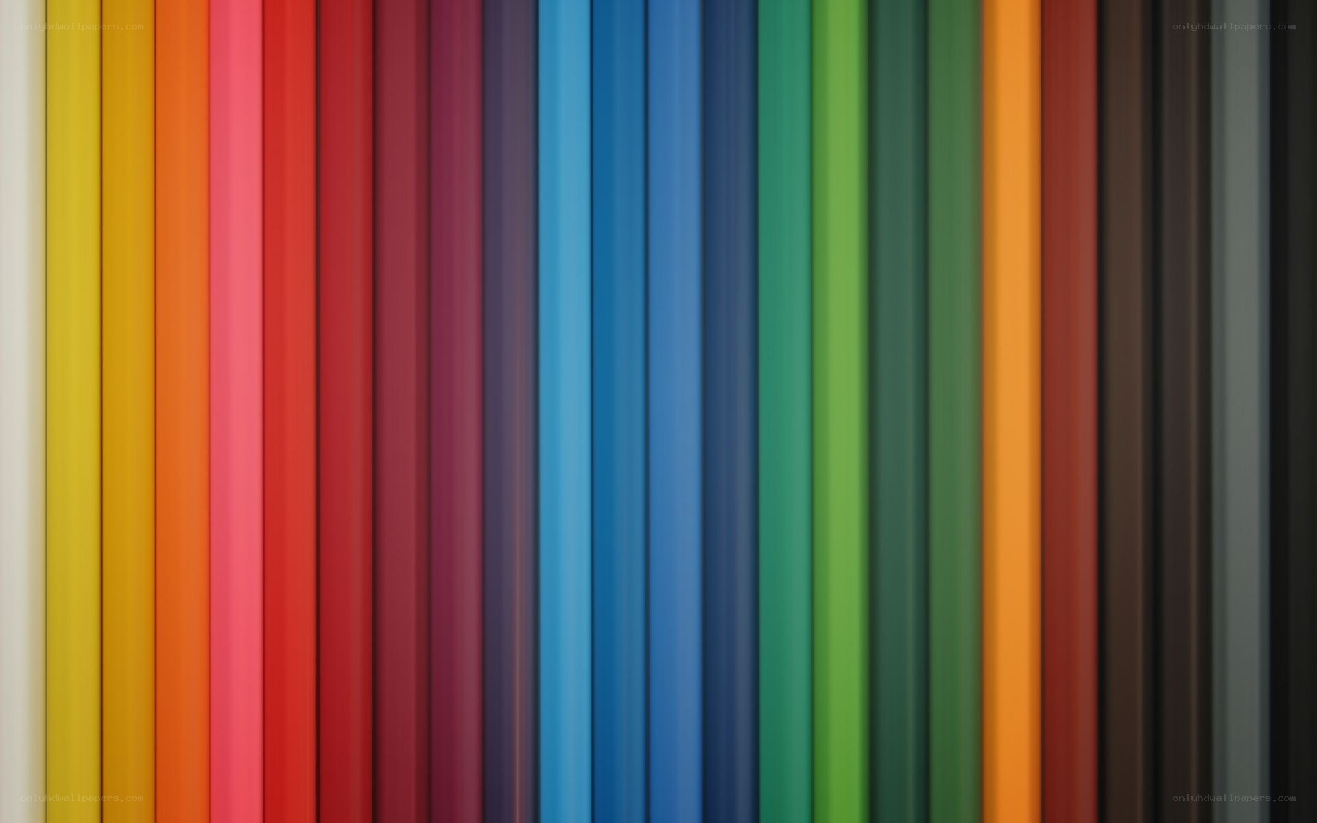 Colorful pencil stripes