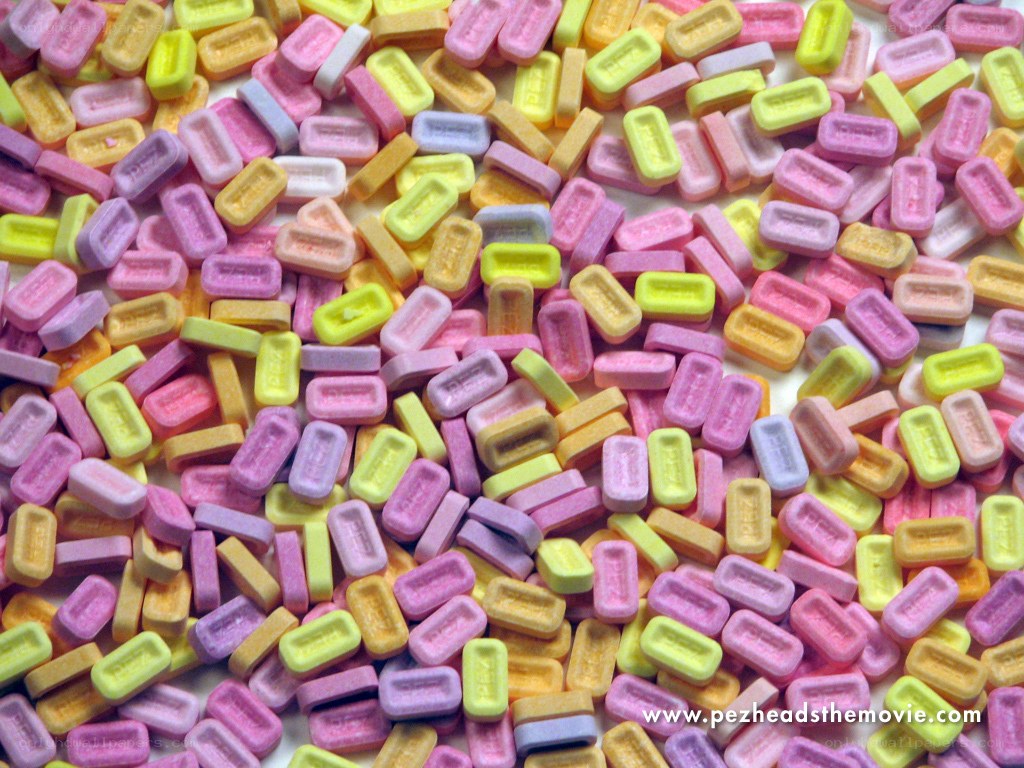 colorful pez candies