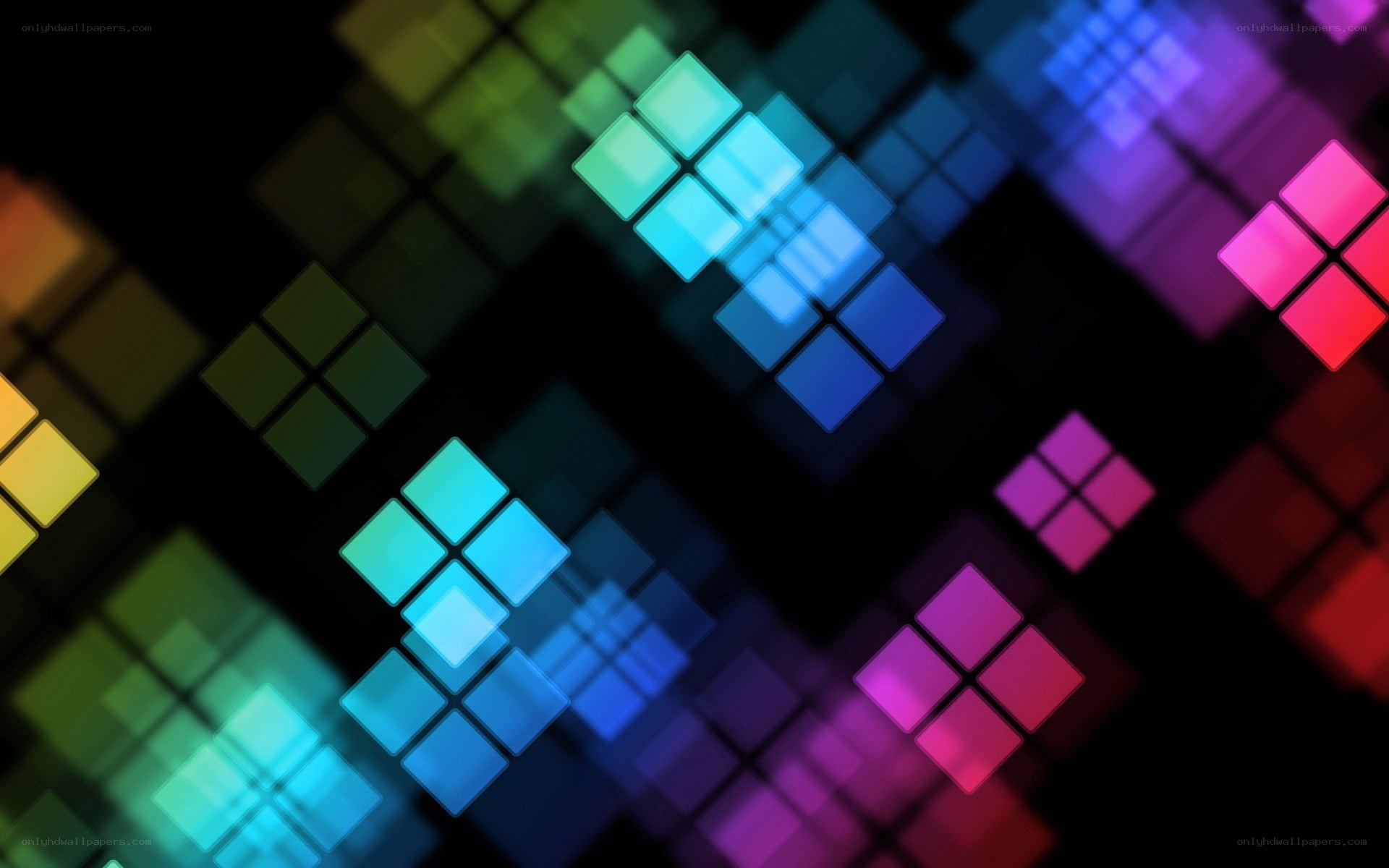 colorful pixel art cubes