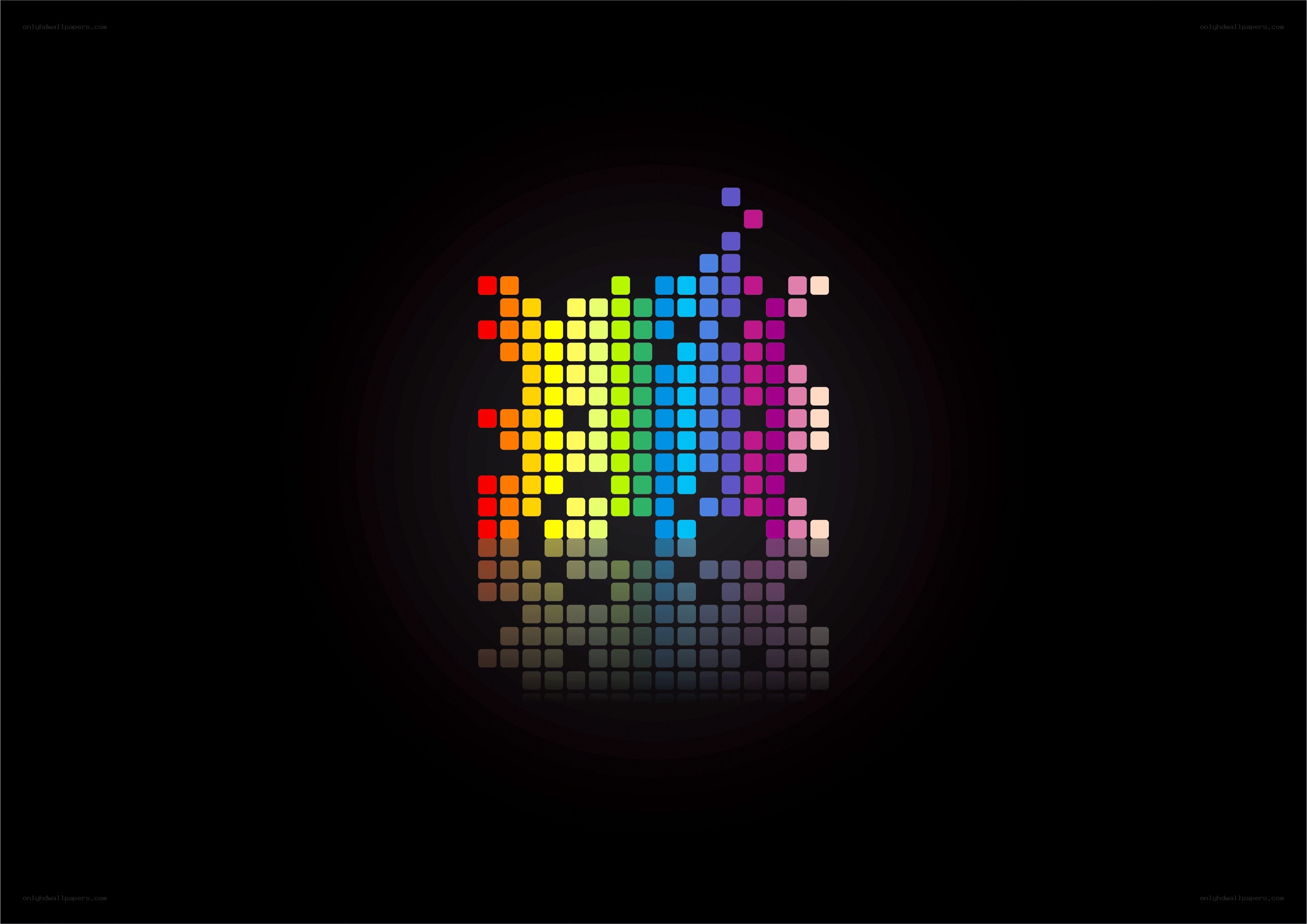 colorful pixel art logo