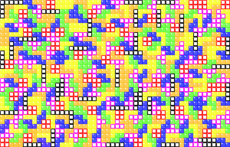 colorful pixel art pattern