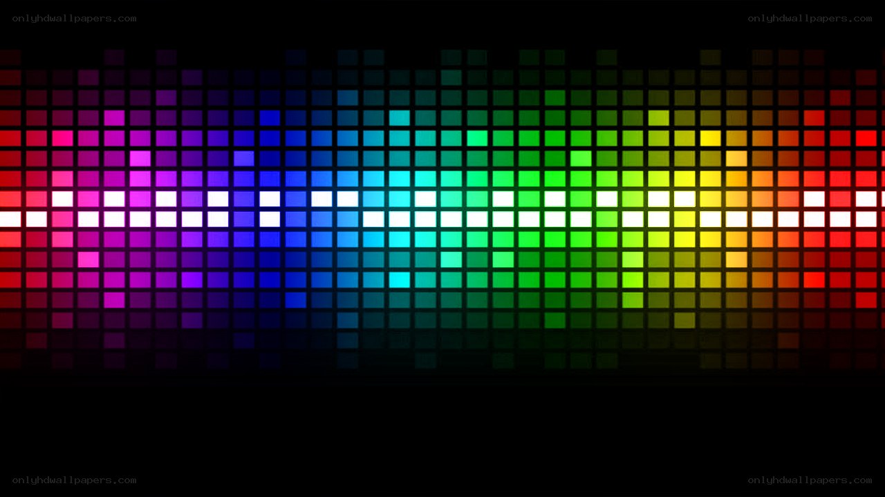 colorful pixel art spectrum