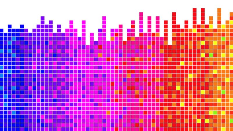Colorful Pixel Bars