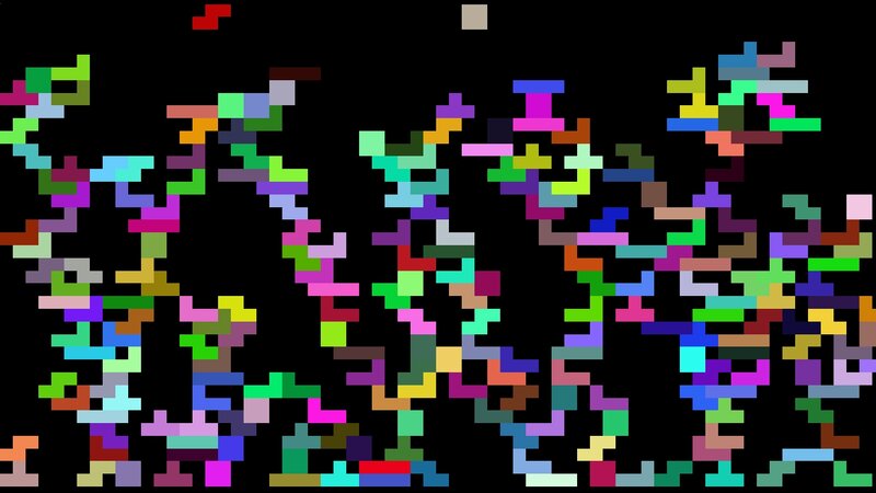 Colorful Pixel Figures