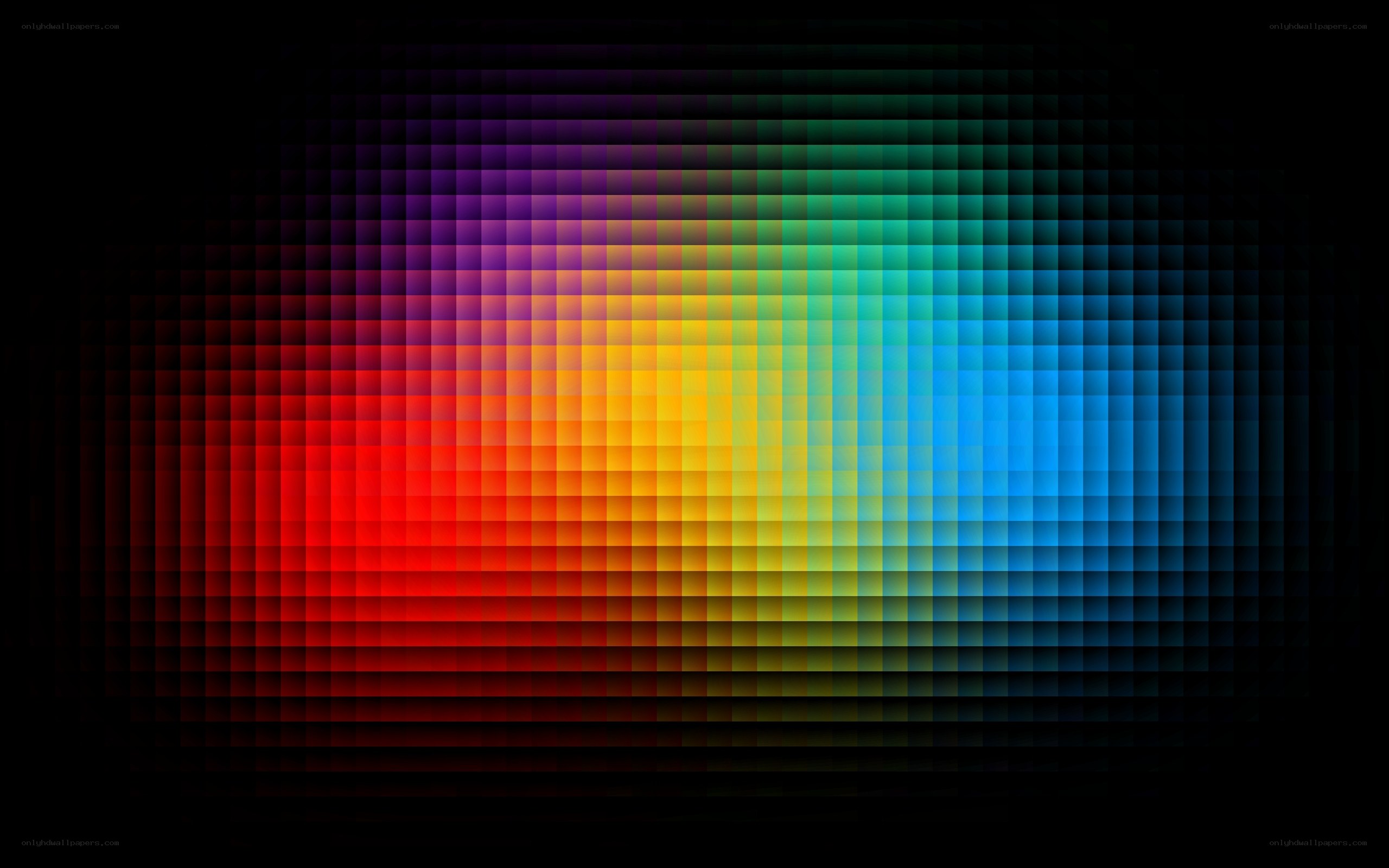 colorful pixel gradient