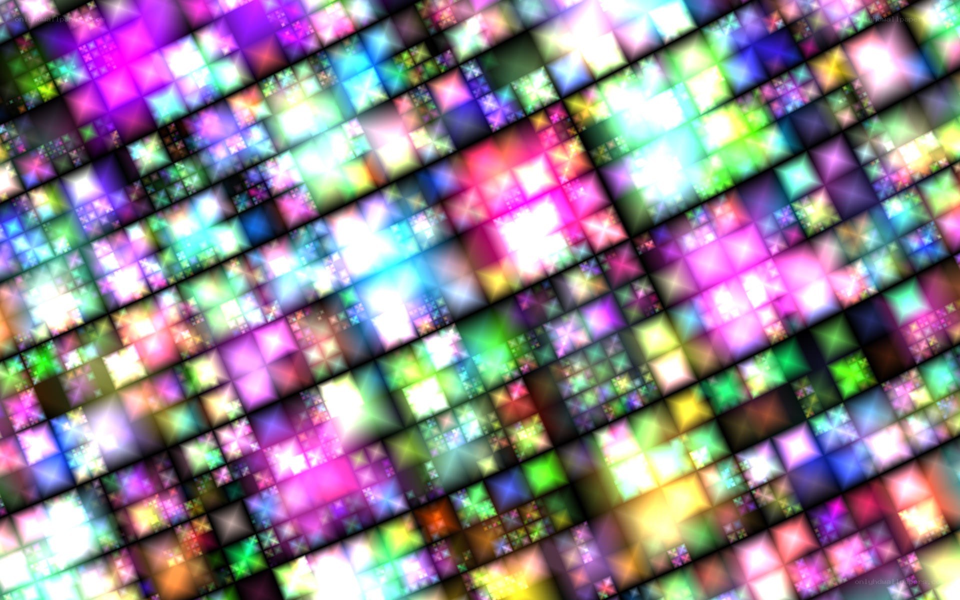 colorful pixel grid background