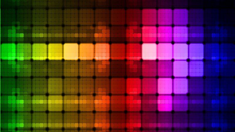 colorful pixel grid