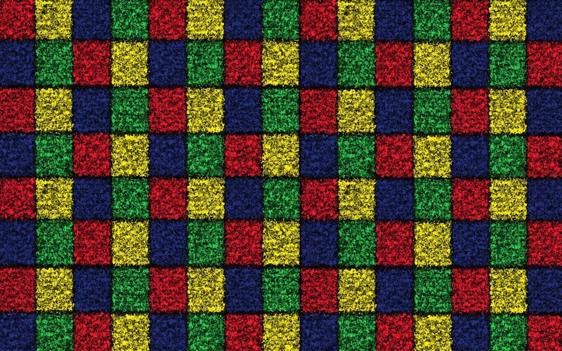colorful pixelated grid pattern