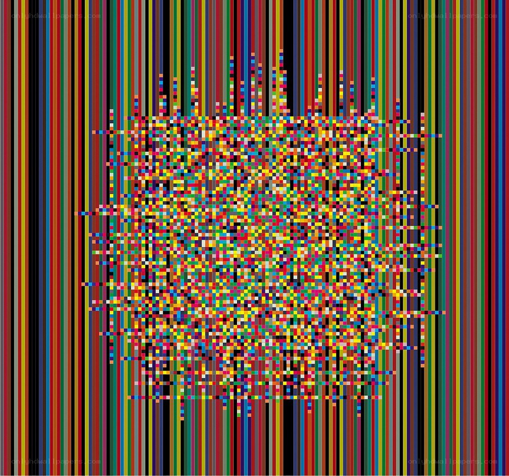 colorful pixelated pattern