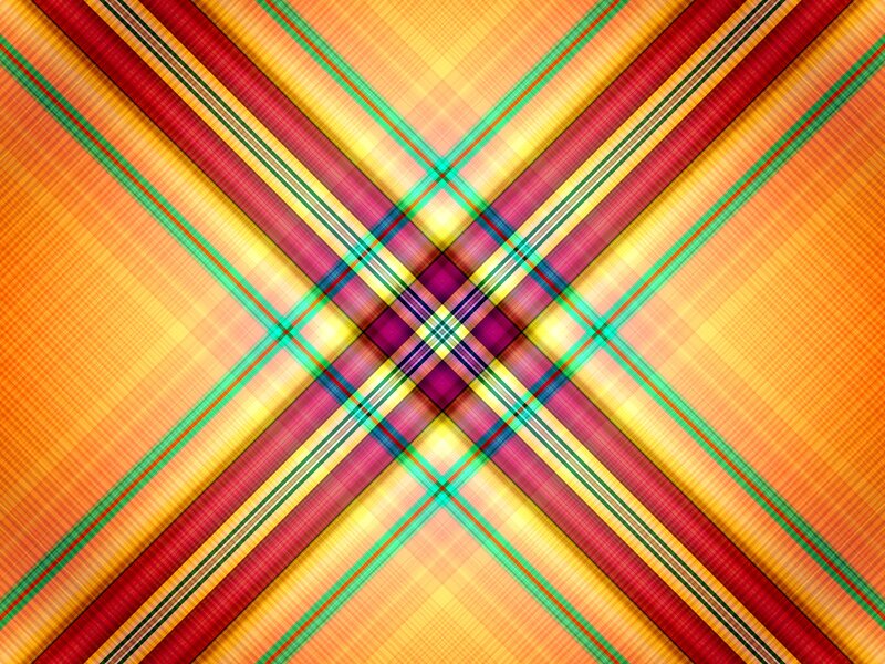 Colorful plaid pattern