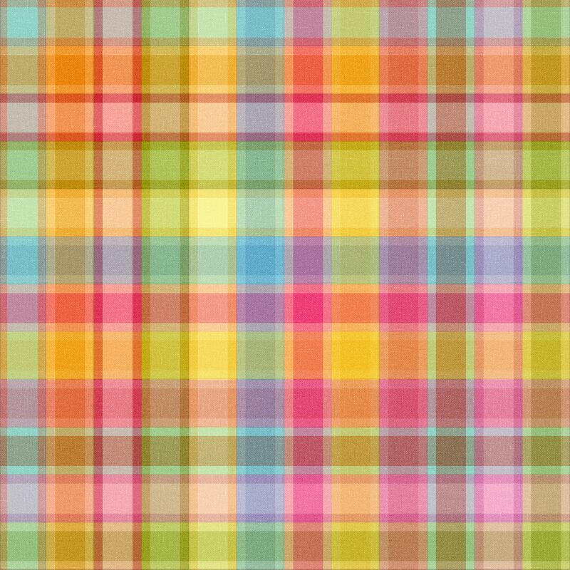 Colorful Plaid Pattern — Yellow