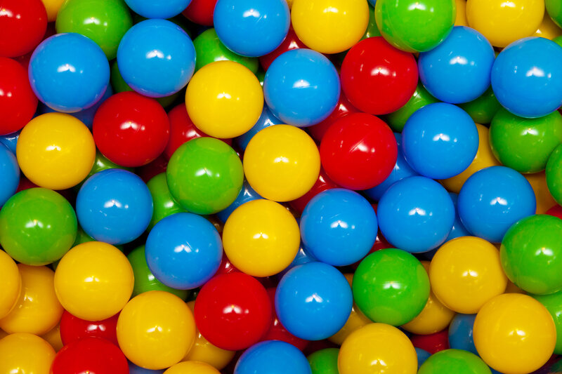 Colorful Plastic Balls — Blue