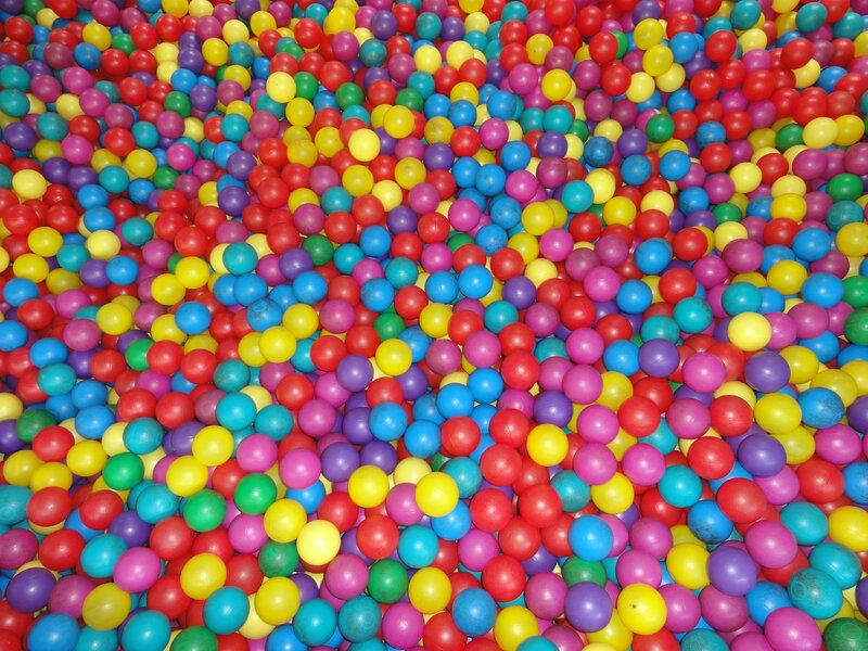 Colorful Plastic Balls — Red