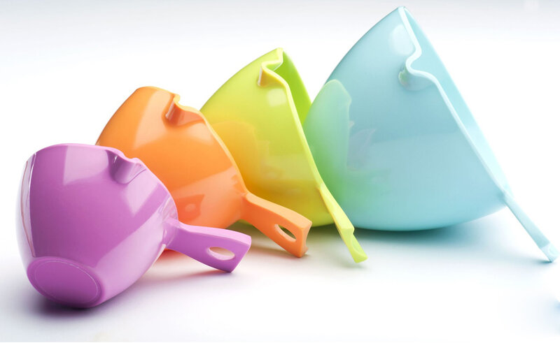 Colorful Plastic Bowls