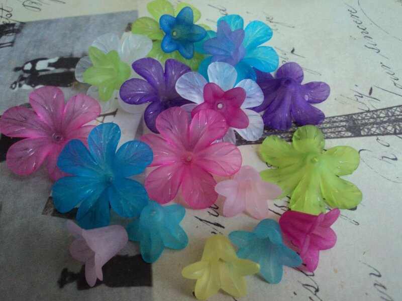 Colorful Plastic Flowers