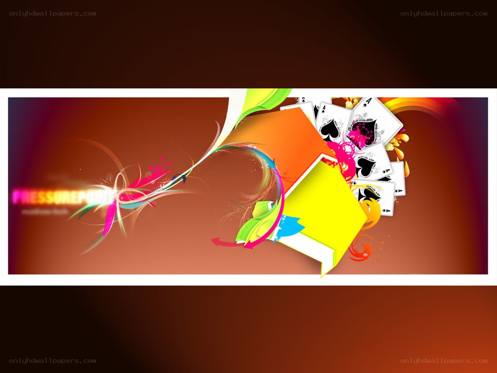 colorful playing cards design