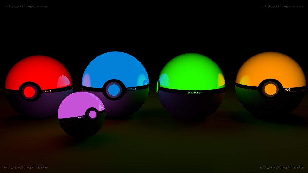 Colorful Poké Balls