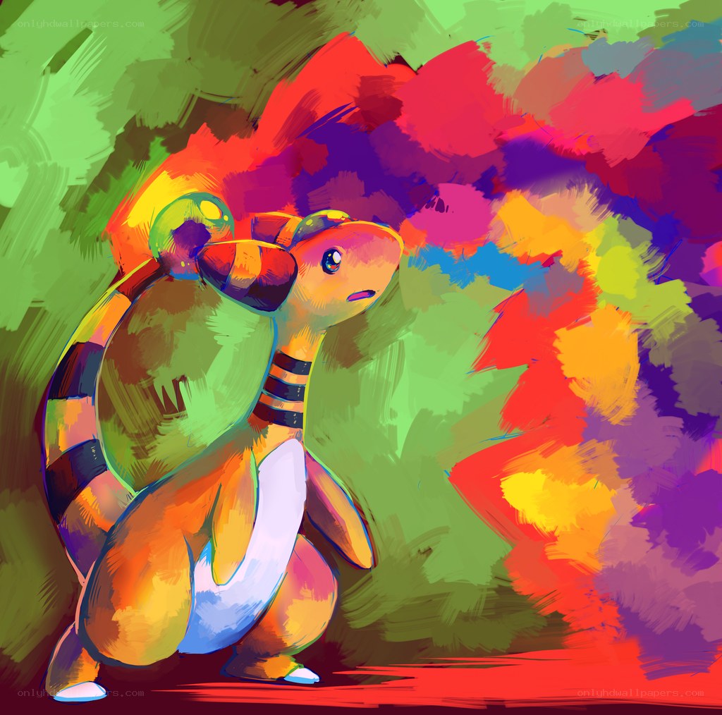 Colorful Pokémon artwork