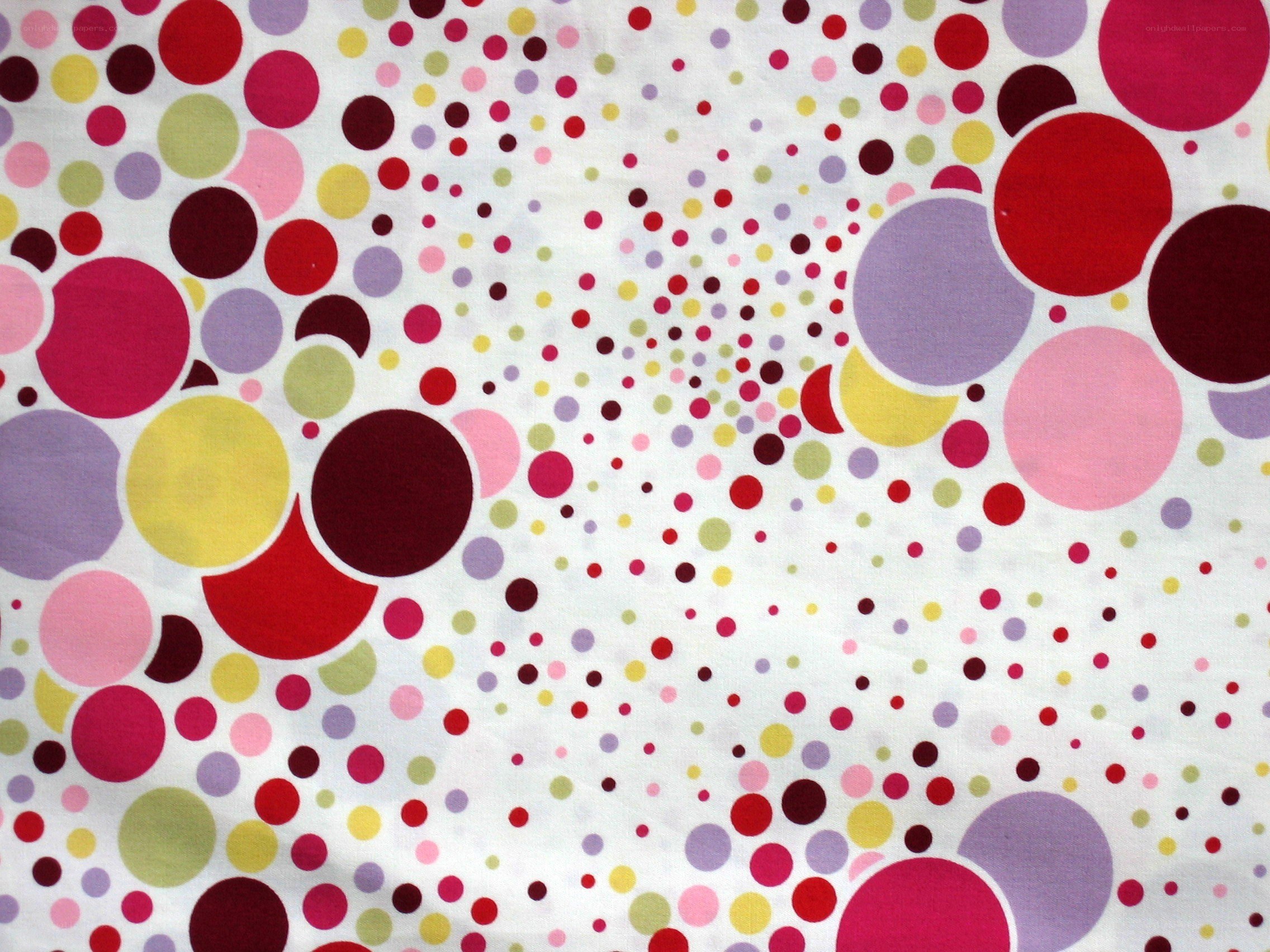 colorful polka dot pattern