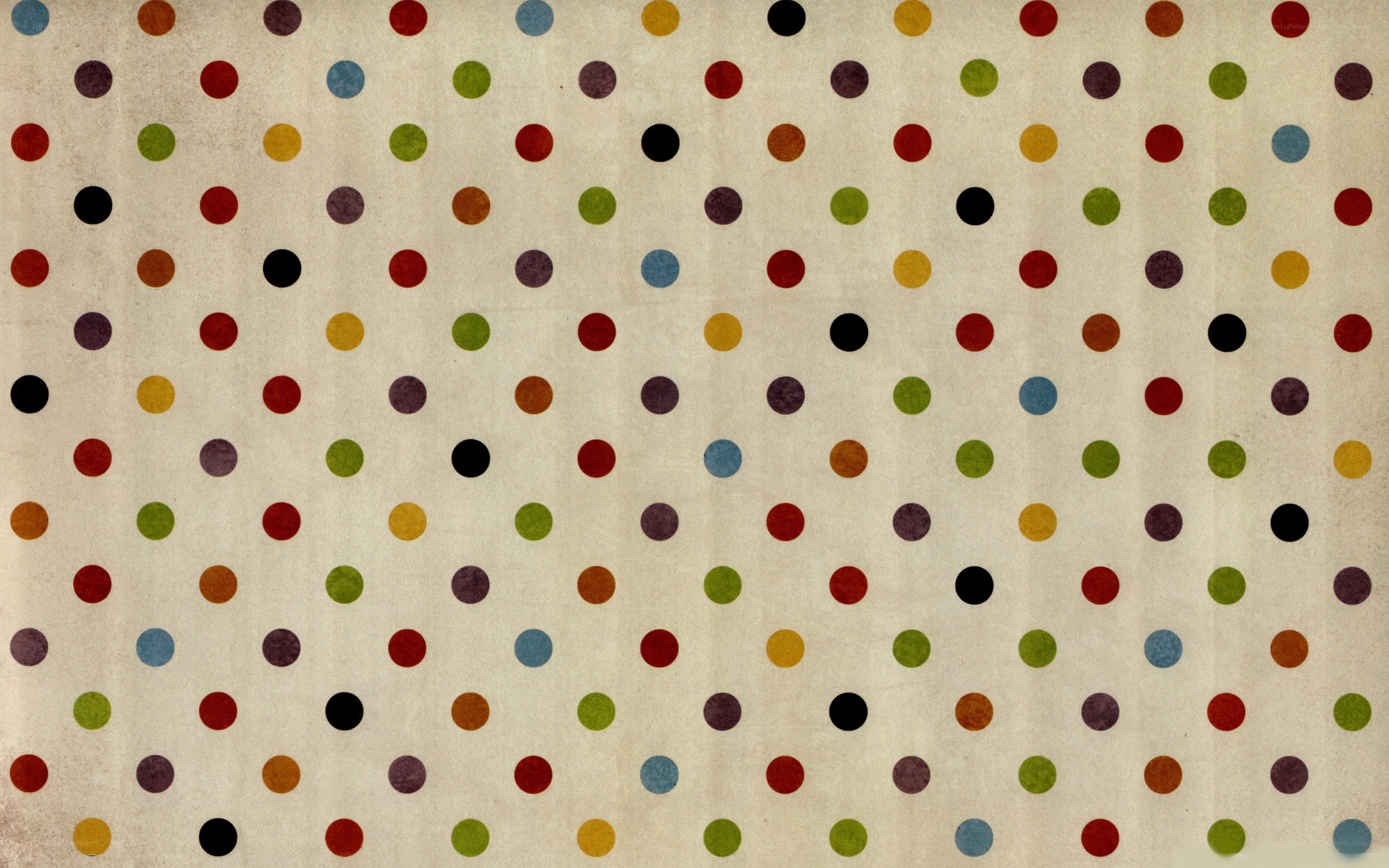 colorful polka dot pattern