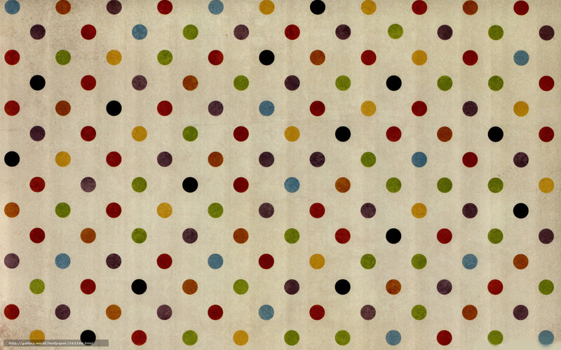Colorful Polka Dots — Red