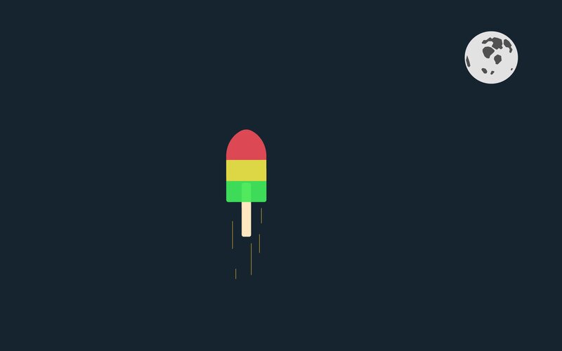 Colorful Popsicle